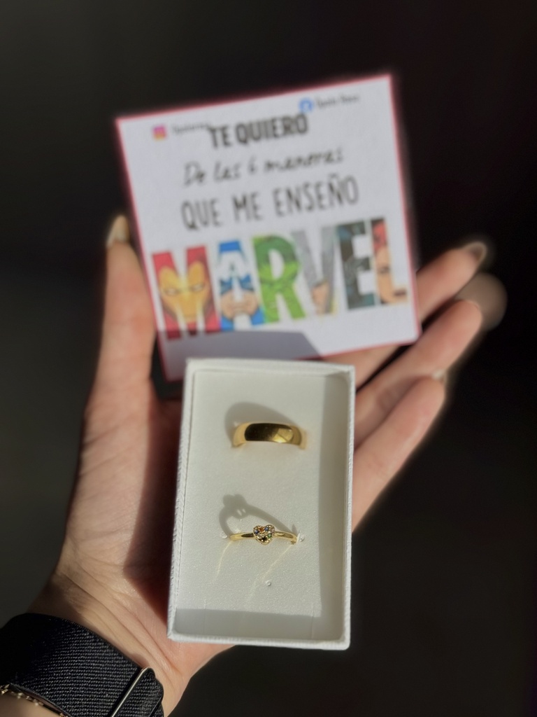 Anillos promesa Marvel