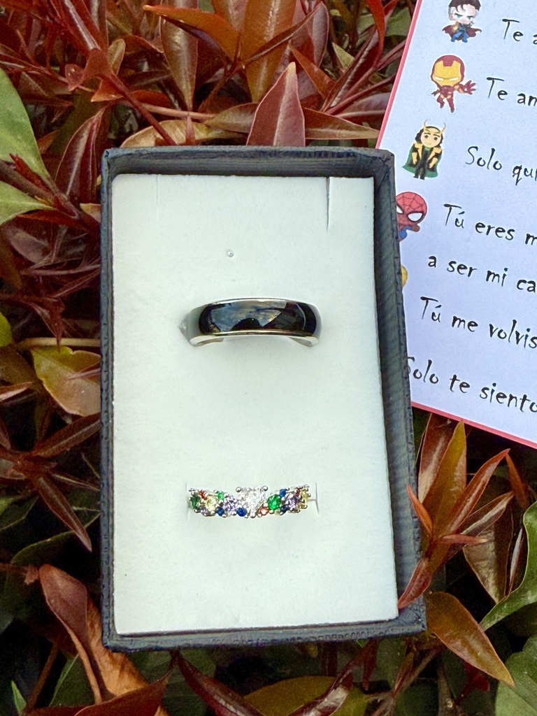 Anillos promesa Marvel