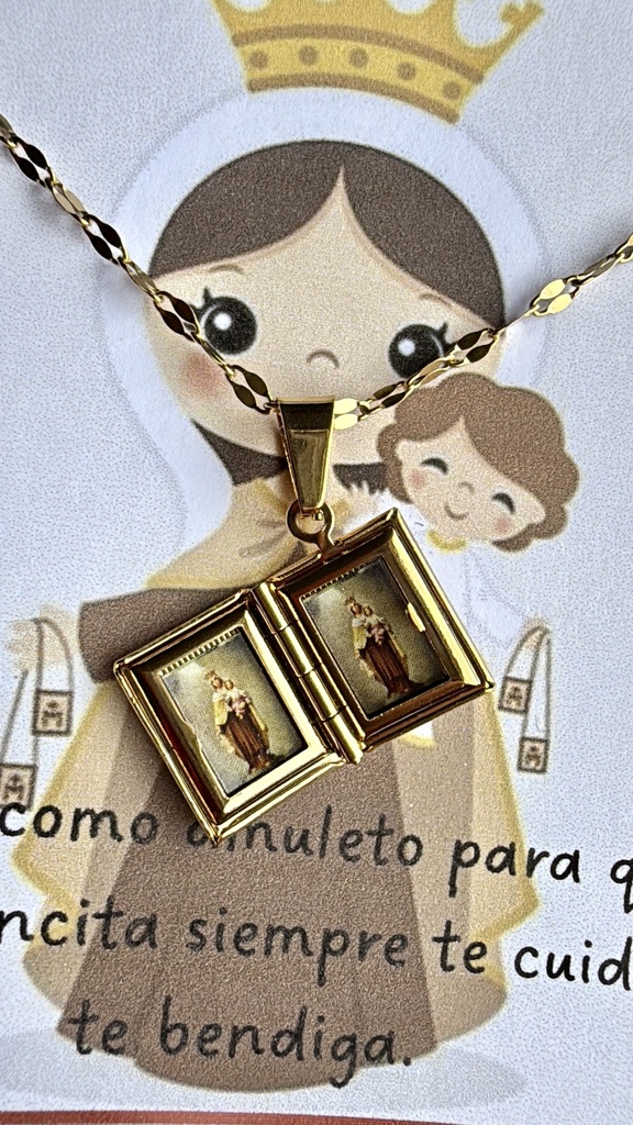 Cadena escapulario REF Virgen del Carmen