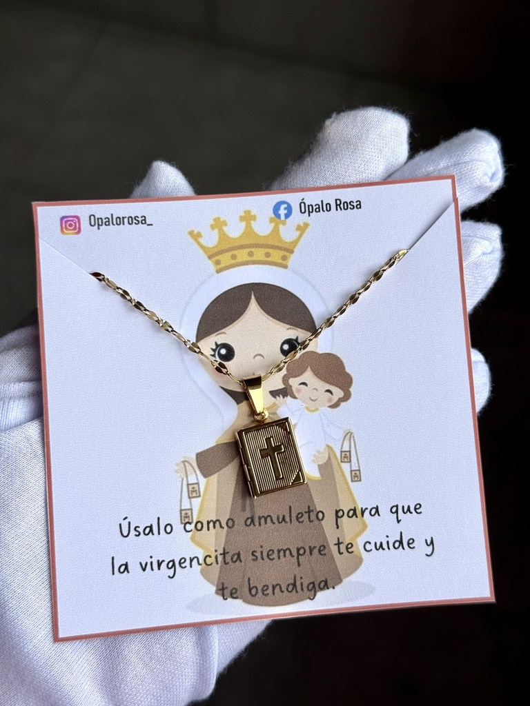 Cadena escapulario REF Virgen del Carmen