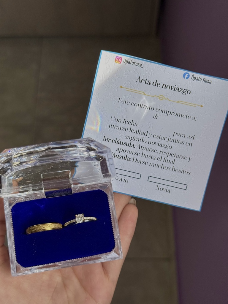 Anillos noviazgo