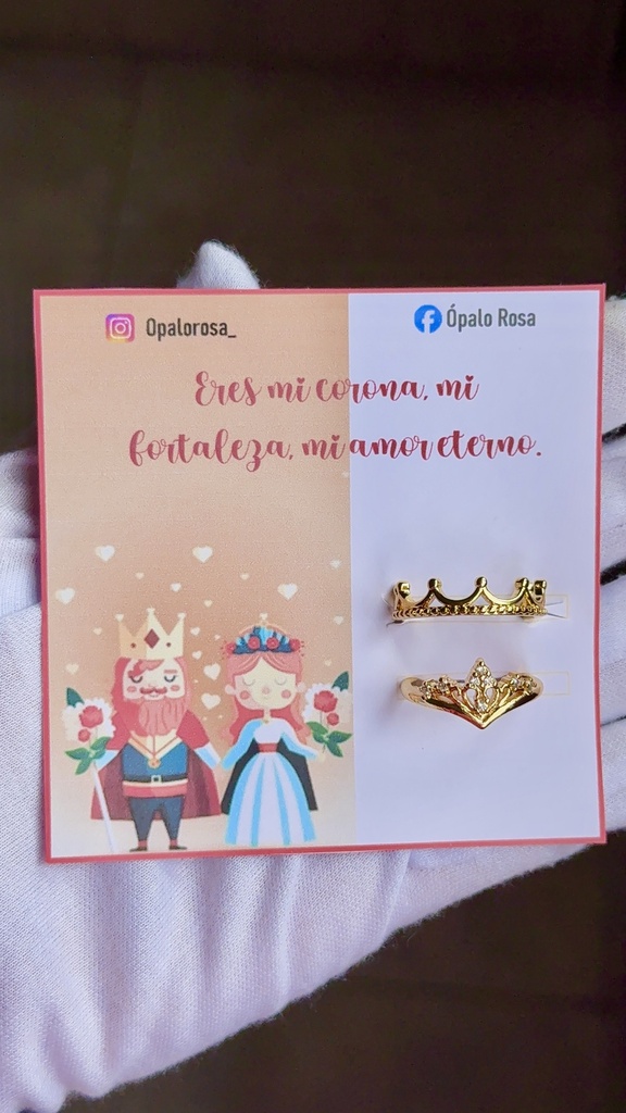 Anillos pareja reyes 