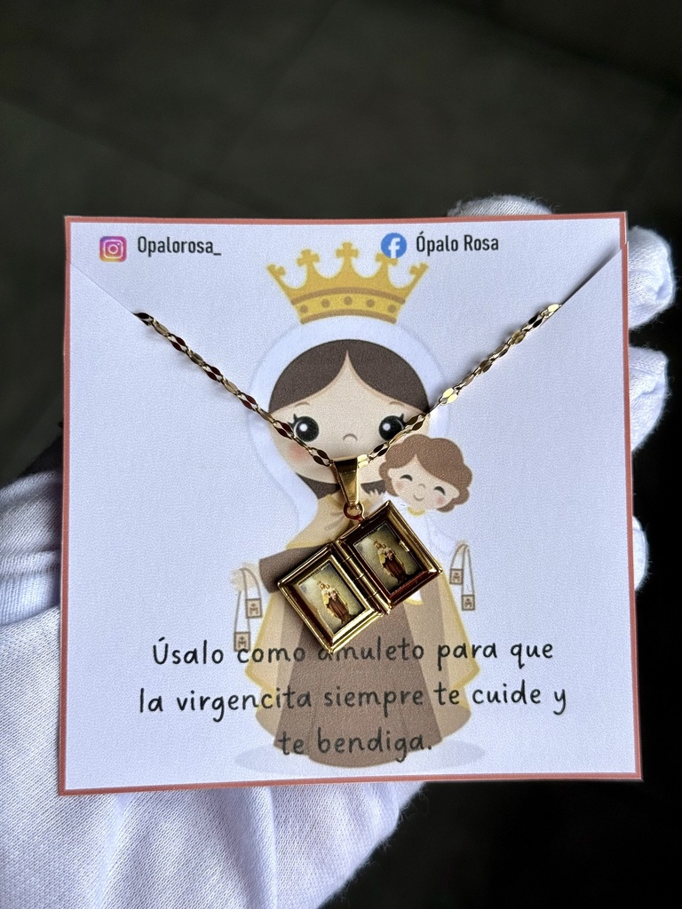 Cadena escapulario REF Virgen del Carmen